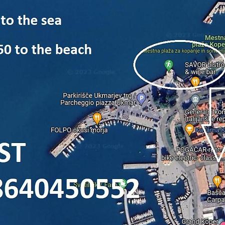 Koper Step To The Sea Apartman Kültér fotó